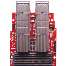 2-port QSFP-DD (Double Density) FMC+ Module