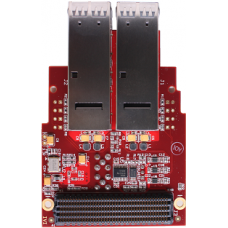 Dual QSFP/QSFP+ FMC Module